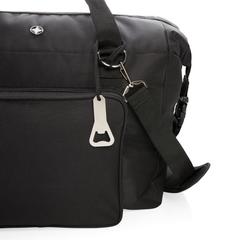 Vue Sac isotherme cabas de couleur noir| Krokrodeal