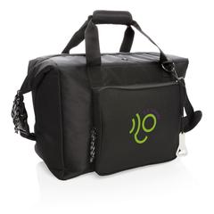 Vue Sac isotherme cabas de couleur noir| Krokrodeal