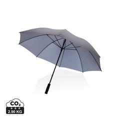 Vue Parapluie tempête 30" en rPET 190T Impact AWARE™ de couleur gris| Krokrodeal
