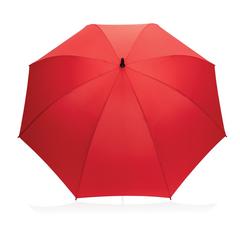 Vue Parapluie tempête 30" en rPET 190T Impact AWARE™ de couleur rouge| Krokrodeal