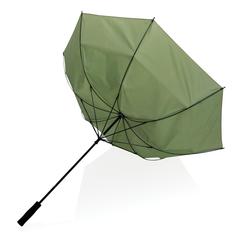 Vue Parapluie tempête 30" en rPET 190T Impact AWARE™ de couleur vert| Krokrodeal