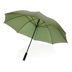 Vue Parapluie tempête 30" en rPET 190T Impact AWARE™ de couleur vert| Krokrodeal