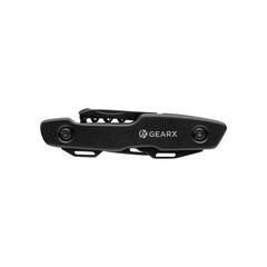 Vue Couteau multifonction Gear X de couleur noir| Krokrodeal