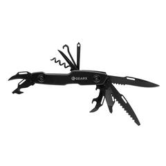 Vue Couteau multifonction Gear X de couleur noir| Krokrodeal