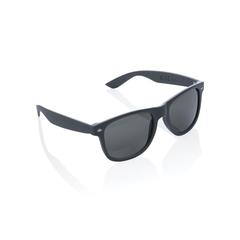 Vue Lunettes de soleil en plastique recyclé GRS de couleur gris| Krokrodeal