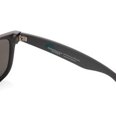 Vue Lunettes de soleil en plastique recyclé GRS de couleur gris| Krokrodeal
