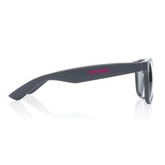 Vue Lunettes de soleil en plastique recyclé GRS de couleur gris| Krokrodeal