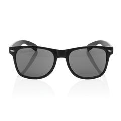 Vue Lunettes de soleil en plastique recyclé GRS de couleur noir| Krokrodeal