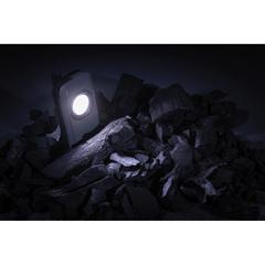 Vue Lampe de travail USB rechargeable en plastique RCS Gear X de couleur gris| Krokrodeal