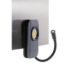 Vue Lampe de travail USB rechargeable en plastique RCS Gear X de couleur gris| Krokrodeal