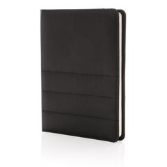 Vue Conférencier A5 Impact en rPET AWARE™ de couleur noir| Krokrodeal