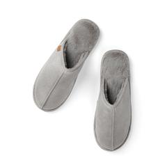 Vue VINGA Pantoufles Waltor de couleur gris| Krokrodeal