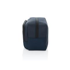 Vue Trousse de toilette en rPET AWARE™ Armond de couleur bleu| Krokrodeal