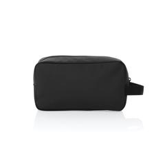 Vue Trousse de toilette en rPET AWARE™ Armond de couleur noir| Krokrodeal