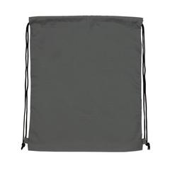 Vue Sac cordelettes en rPET 190T Impact AWARE™ de couleur gris| Krokrodeal