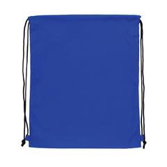 Vue Sac cordelettes en rPET 190T Impact AWARE™ de couleur bleu| Krokrodeal