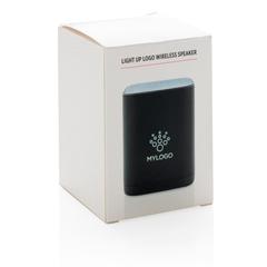 Vue Enceinte sans fil lumineuse de couleur noir| Krokrodeal