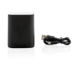 Vue Enceinte sans fil lumineuse de couleur noir| Krokrodeal