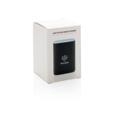 Vue Enceinte sans fil lumineuse de couleur noir| Krokrodeal