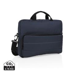 Vue Sacoche ordinateur 15,6" Impact en rPET AWARE™ de couleur bleu| Krokrodeal
