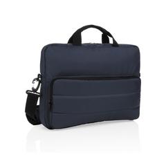 Vue Sacoche ordinateur 15,6" Impact en rPET AWARE™ de couleur bleu| Krokrodeal