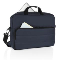 Vue Sacoche ordinateur 15,6" Impact en rPET AWARE™ de couleur bleu| Krokrodeal