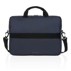 Vue Sacoche ordinateur 15,6" Impact en rPET AWARE™ de couleur bleu| Krokrodeal
