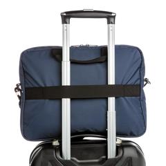 Vue Sacoche ordinateur 15,6" Impact en rPET AWARE™ de couleur bleu| Krokrodeal