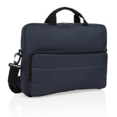 Vue Sacoche ordinateur 15,6" Impact en rPET AWARE™ de couleur bleu| Krokrodeal