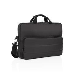 Vue Sacoche ordinateur 15,6" Impact en rPET AWARE™ de couleur noir| Krokrodeal