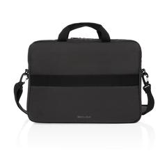 Vue Sacoche ordinateur 15,6" Impact en rPET AWARE™ de couleur noir| Krokrodeal