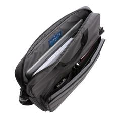 Vue Sacoche ordinateur 15,6" Impact en rPET AWARE™ de couleur noir| Krokrodeal