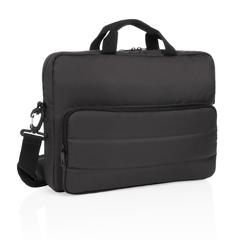 Vue Sacoche ordinateur 15,6" Impact en rPET AWARE™ de couleur noir| Krokrodeal