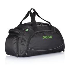 Vue Sac de sport Florida sans PVC de couleur noir| Krokrodeal