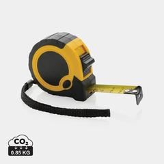 Vue Mètre 5M/19mm en plastique recyclé RCS avec bouton d'arrêt de couleur jaune| Krokrodeal