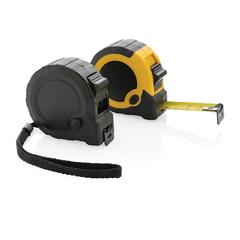 Vue Mètre 5M/19mm en plastique recyclé RCS avec bouton d'arrêt de couleur jaune| Krokrodeal
