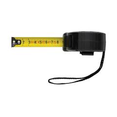 Vue Mètre 5M/19mm en plastique recyclé RCS avec bouton d'arrêt de couleur noir| Krokrodeal