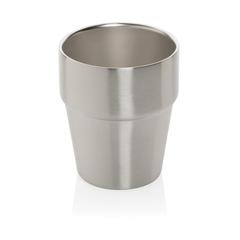 Vue Tasse à café 300ml à double paroi en acier RCS Clark de couleur gris| Krokrodeal