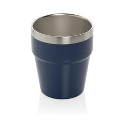 Vue Tasse à café 300ml à double paroi en acier RCS Clark de couleur bleu| Krokrodeal