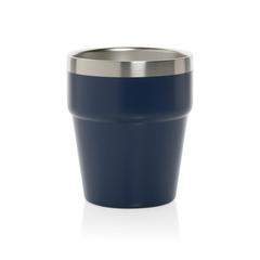 Vue Tasse à café 300ml à double paroi en acier RCS Clark de couleur bleu| Krokrodeal