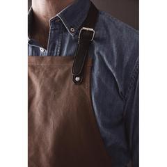Vue VINGA Tablier Casbas de couleur marron| Krokrodeal