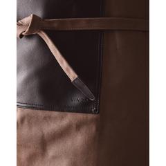 Vue VINGA Tablier Casbas de couleur marron| Krokrodeal