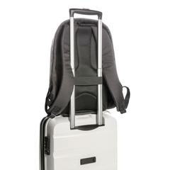 Vue Sac à dos antivol pour ordinateur 15,6" Swiss Peak AWARE™ de couleur noir| Krokrodeal