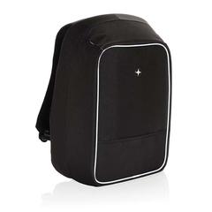 Vue Sac à dos antivol pour ordinateur 15,6" Swiss Peak AWARE™ de couleur noir| Krokrodeal