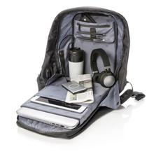 Vue Sac à dos antivol pour ordinateur 15,6" Swiss Peak AWARE™ de couleur noir| Krokrodeal
