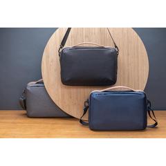 Vue Sacoche ordinateur 15,6” two done Impact AWARE™ 300D de couleur bleu| Krokrodeal