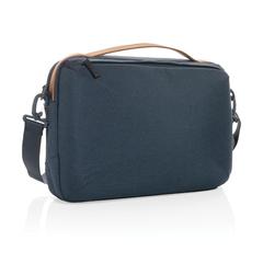 Vue Sacoche ordinateur 15,6” two done Impact AWARE™ 300D de couleur bleu| Krokrodeal