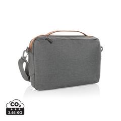 Vue Sacoche ordinateur 15,6” two done Impact AWARE™ 300D de couleur gris| Krokrodeal