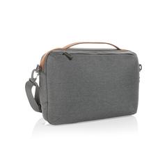 Vue Sacoche ordinateur 15,6” two done Impact AWARE™ 300D de couleur gris| Krokrodeal