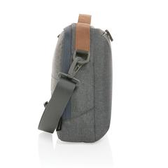 Vue Sacoche ordinateur 15,6” two done Impact AWARE™ 300D de couleur gris| Krokrodeal